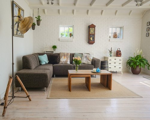 Mexican home table with water